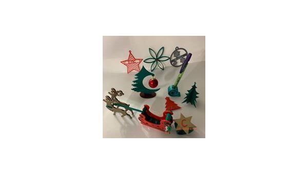 Décorations de noël imprimées en 3D