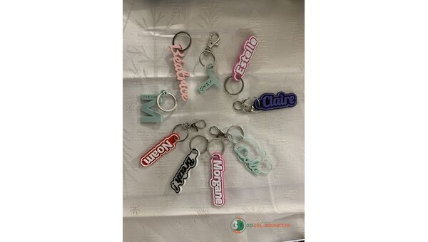 Porte-clés personnalisable prénom