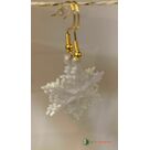 Boucles d'oreilles flocon de neige