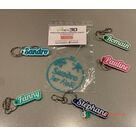 Porte-clés "Sandro", "Fanny" et "Romain", "Pauline" et "Stéphane"