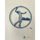 Décoration murale Stella joueuse de tennis