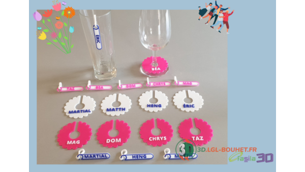 Des clips-verres personnalisables pour le printemps et toutes les saisons