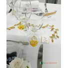Commande de 100 clips-verres pour un mariage et marquage d'un bar à rhum