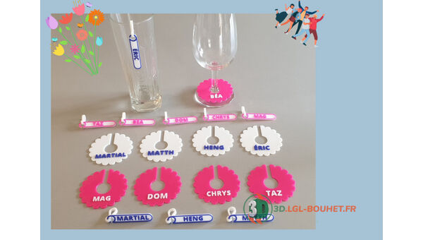 Des clips-verres personnalisables pour le printemps et toutes les saisons